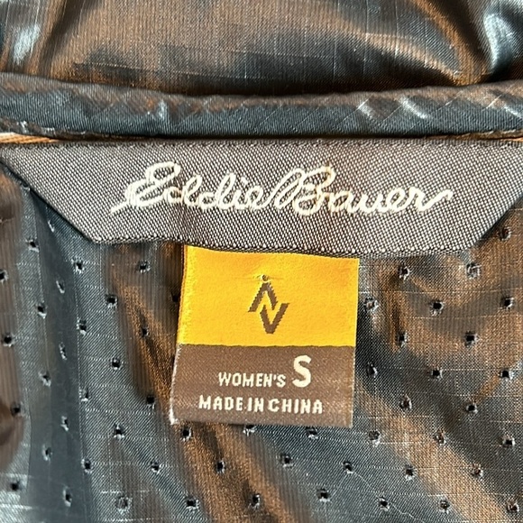 Eddie Bauer Dark Gray First Ascent Lightweight  Hooded Shell /  Jacket Women’s S - Picture 13 of 14